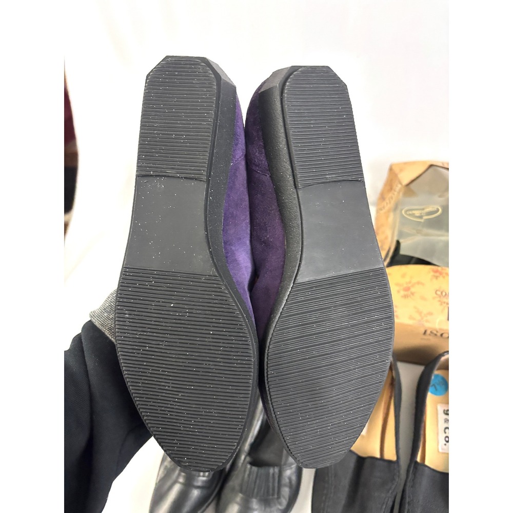 Women's Shoe‎ Lot Size 7.5–10 Vintage Flats Slippers ESPRIT Bass Leather - Picture 12 of 16